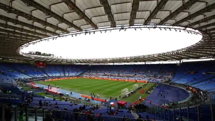 A view of Roma's Stadio Olimpico ground